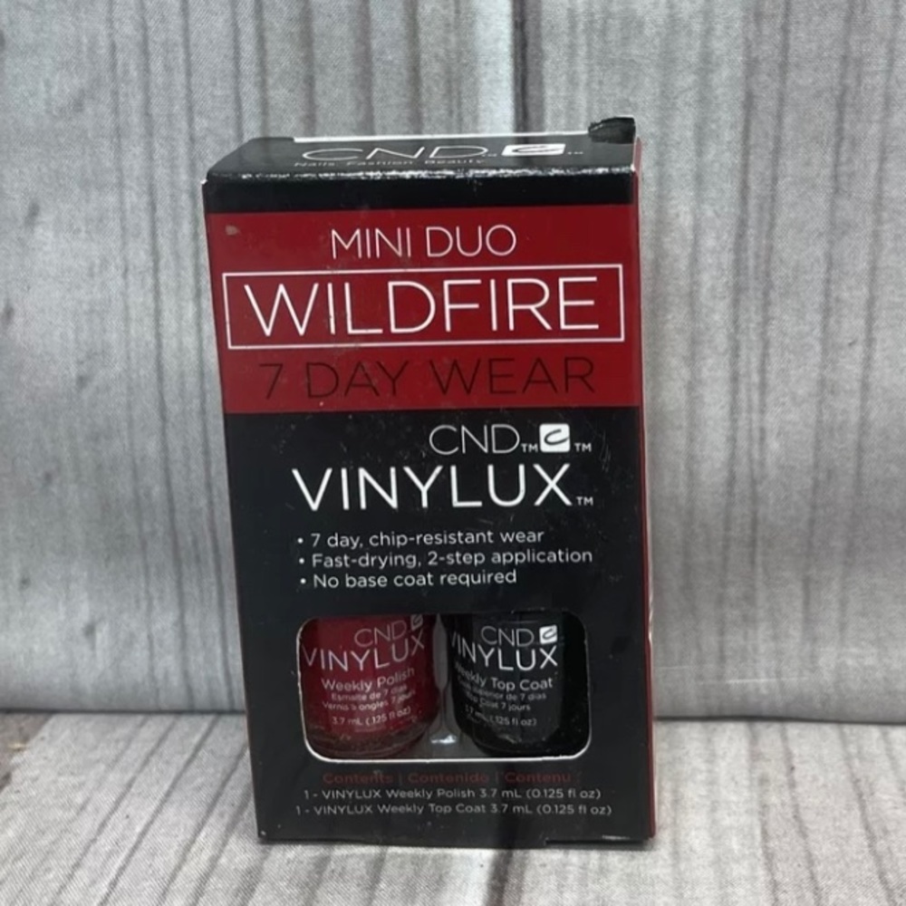 CND Vinylux Mini Duo 1 Polish 1 Top Coat 0.125 oz